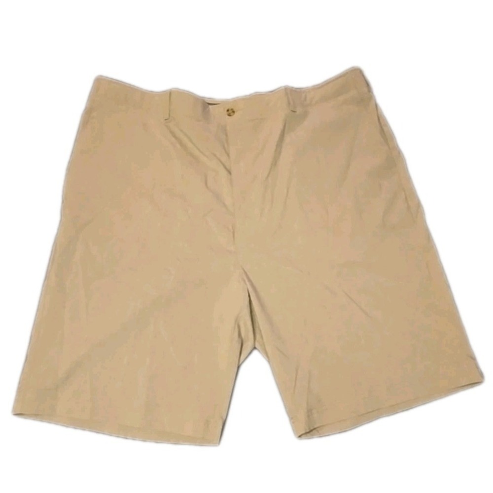 Ben Hogan Golf Shorts Mens 44 Tan Beige Performance Stretch Lightweight Poly